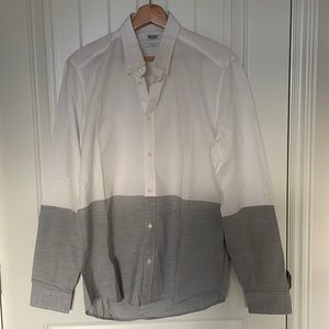 Slim Kenzo Shirt White & Gray